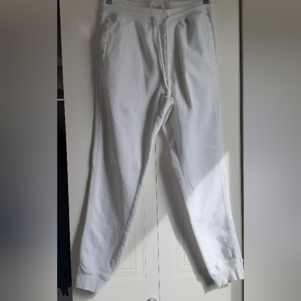 Free planet white joggers